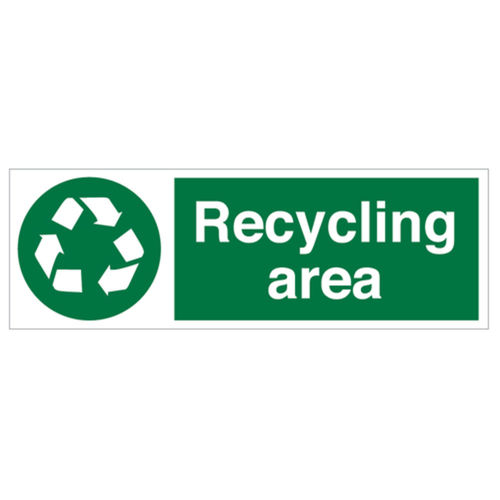 Recycling Area Sign (68116V)